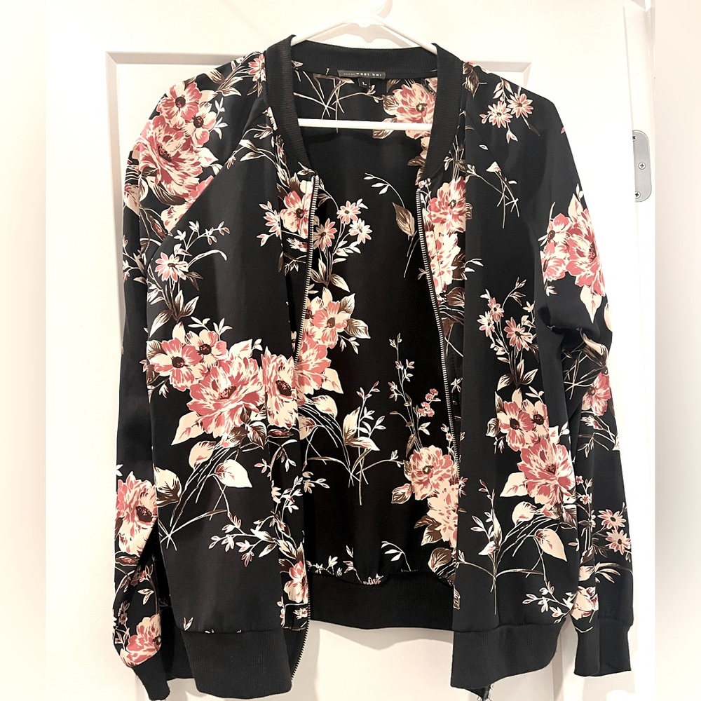 Light weight floral jacket